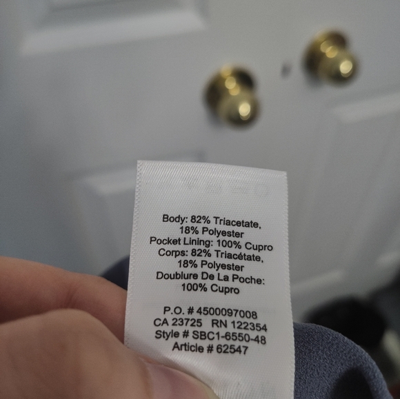 Blue Babaton Trouser Pants with Stripe - Picture 5 of 5